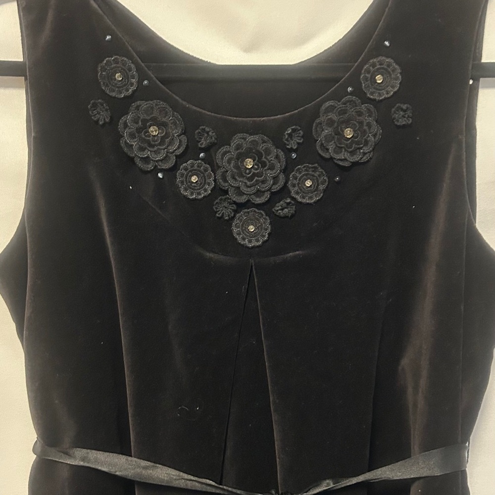 Little Black Embellished Dress Size 8